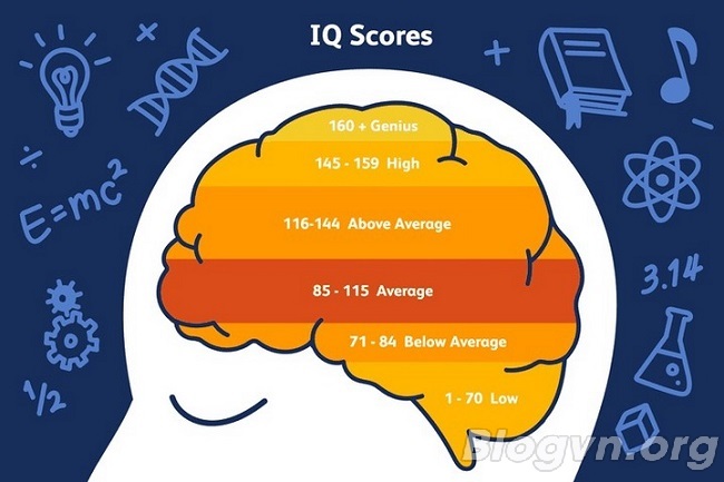 phân loại chỉ số IQ