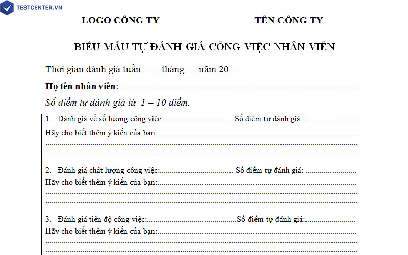 Các mẫu feedback nhân viên tự làm là nguồn tham khảo quan trọng cho quản lý